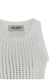 Rhinestone tank top White