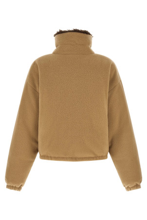 Fleece down jacket Beige