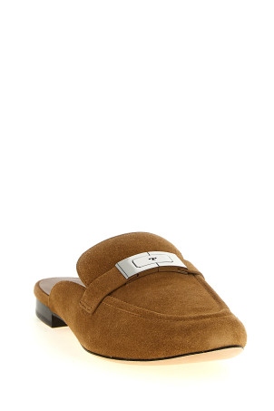 'LeeLee' mule loafers Brown
