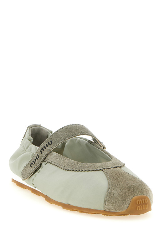 'Plume' ballet flats Green
