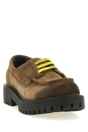 Suede lace ups Brown