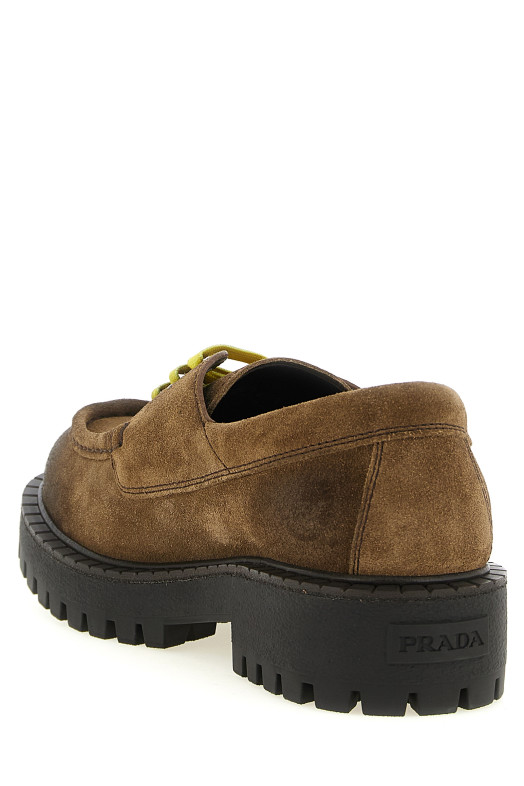Suede lace ups Brown