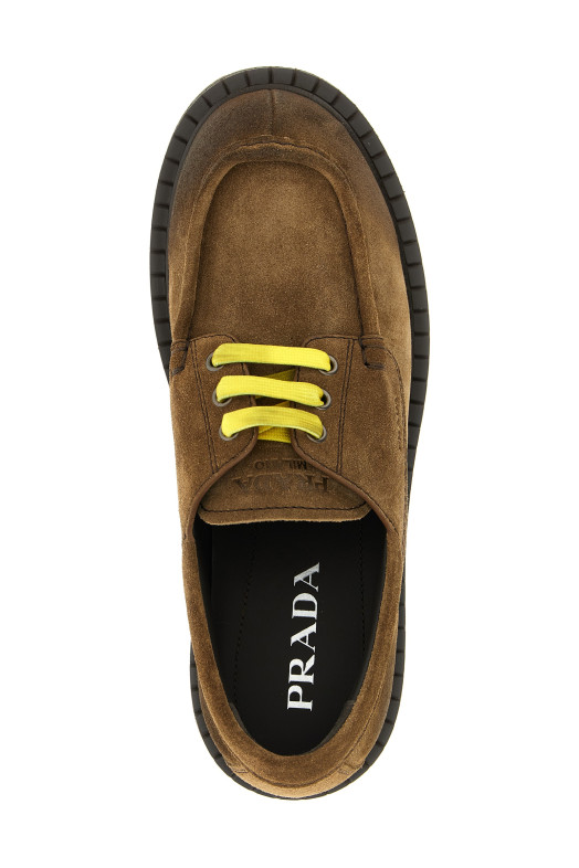 Suede lace ups Brown