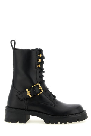 Ankle boots with buckle Black