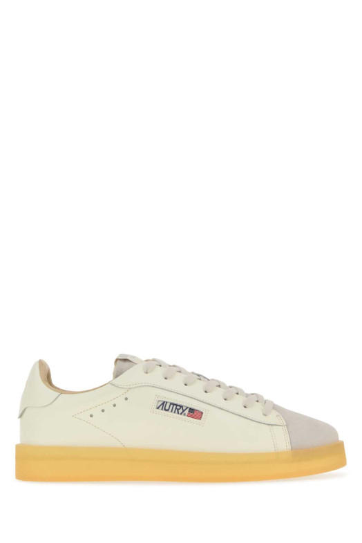 Ivory leather Dallas sneakers AUTRY (ADLM)