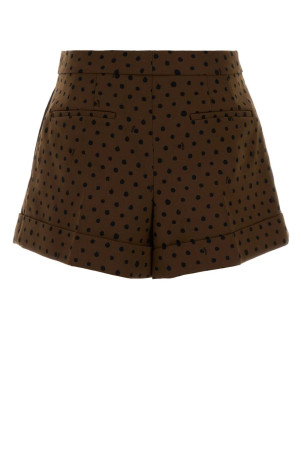 Printed stretch wool blend shorts FENDI (FR6690AW7E)