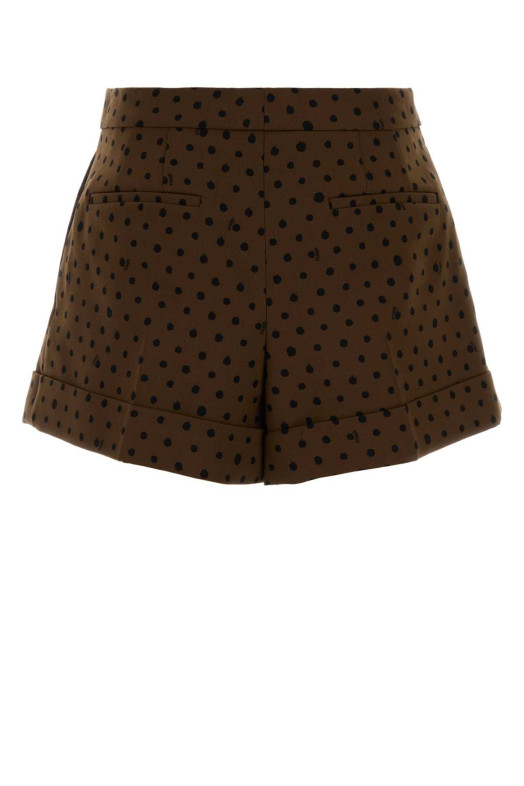 Printed stretch wool blend shorts FENDI (FR6690AW7E)