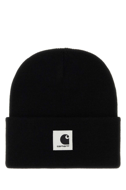 Black acrylic W  Ashley Beanie CARHARTT WIP (I035898)