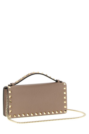 Гаманець Valentino Garavani «Rockstud» на ланцюжку, рожевий W2P0AK2VSHP45