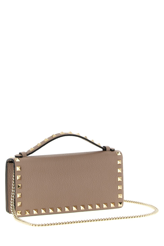 Гаманець Valentino Garavani «Rockstud» на ланцюжку, рожевий W2P0AK2VSHP45