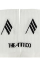 Шкарпетки з логотипом, чорно-сірі THE ATTICO 260WAK00021671