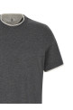 Двухслойная футболка, серая BRUNELLO CUCINELLI M0B137427CE610