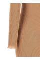 Сукня з ребристого трикотажу, бежева ELISABETTA FRANCHI AM21B66E2FK4