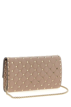 Сумка через плечо Valentino Garavani «Rockstud Spike», розового цвета W2B0137NAPP45