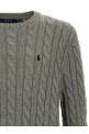 Светр із бавовняної плетінки, сірий POLO RALPH LAUREN 710775885013