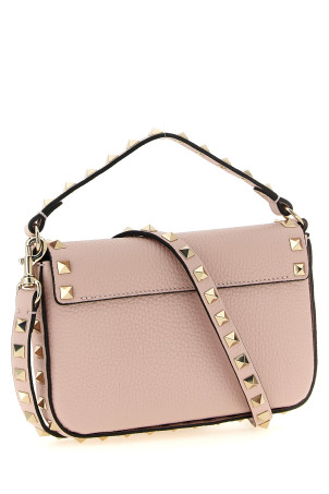 Мини-сумочка Valentino Garavani «Rockstud», розового цвета W2P0W07VSH16Q