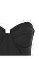 Топ-бюстьє чорного кольору ELISABETTA FRANCHI TO06966E2110