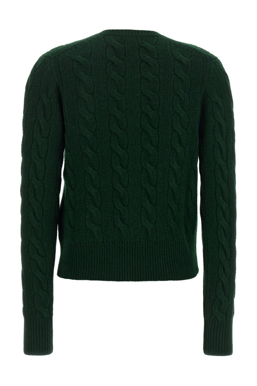 Кардиган с плетением, зеленый POLO RALPH LAUREN 211972104503