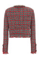 В'язана куртка з бахромою, червона SELF PORTRAIT AW26146JRRED