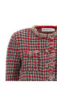 В'язана куртка з бахромою, червона SELF PORTRAIT AW26146JRRED