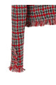 В'язана куртка з бахромою, червона SELF PORTRAIT AW26146JRRED