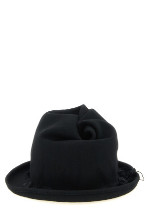 Скульптурний капелюх-корона, чорний YOHJI YAMAMOTO HWH021613