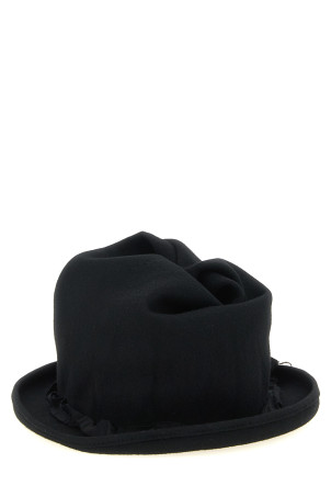 Скульптурний капелюх-корона, чорний YOHJI YAMAMOTO HWH021613