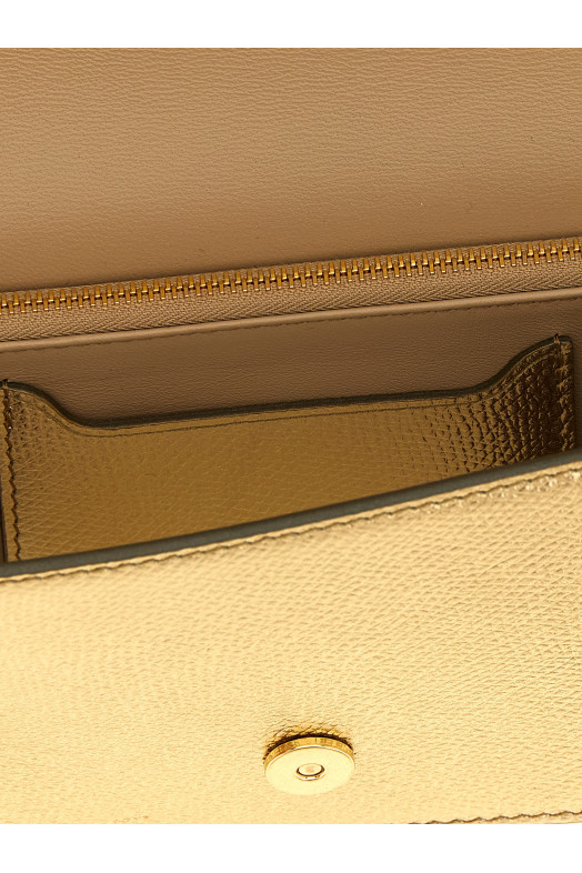 Мини-сумка через плечо Valentino Garavani «VLogo Signature», золотого цвета W2P0AY5CHL3HA