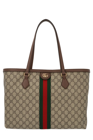 'Ophidia’ shopping bag Beige