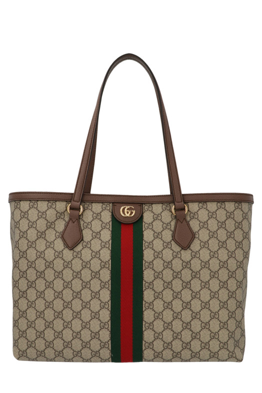 'Ophidia’ shopping bag Beige