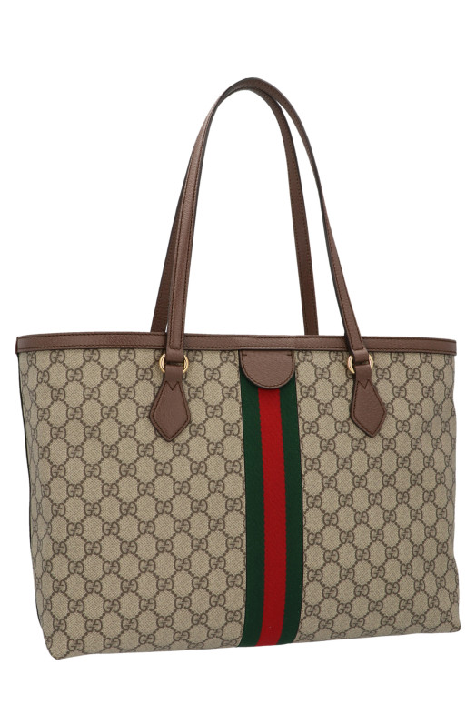 'Ophidia’ shopping bag Beige