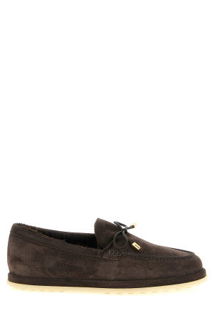 Замшеві лофери, коричневі TOD'S XXW24M0KQ80RE09999