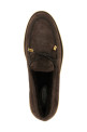 Замшеві лофери, коричневі TOD'S XXW24M0KQ80RE09999
