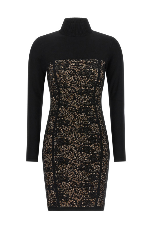 Jacquard dress Black