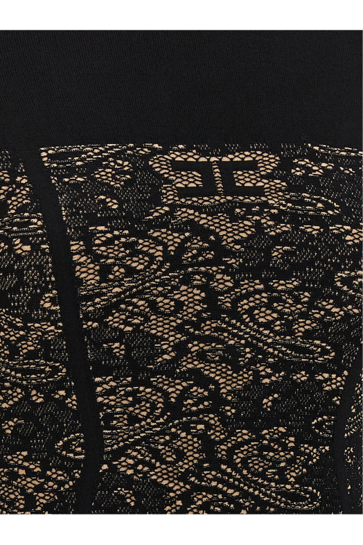 Jacquard dress Black