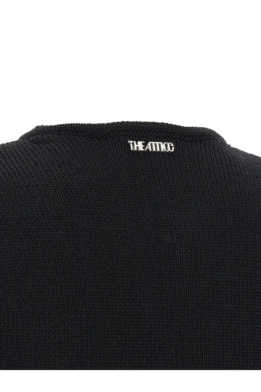 Fringed dress Black