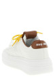 Double lacing sneakers Brown