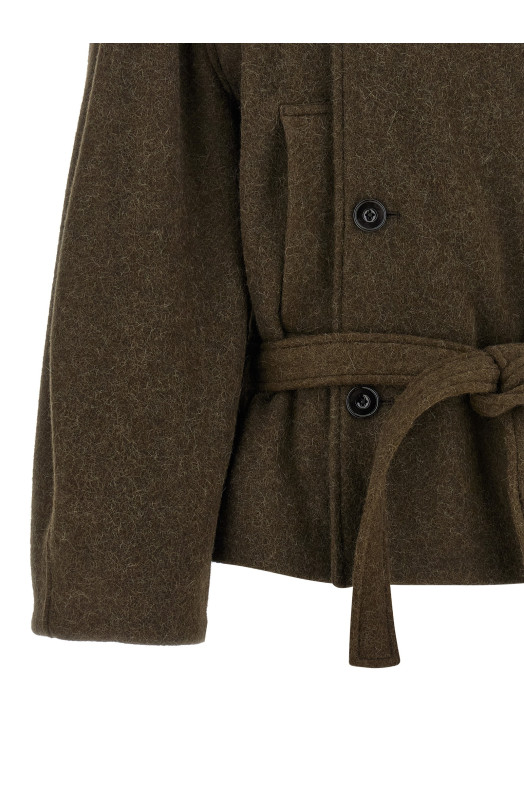 Пальто «Short Wrap», коричневе CO1165LF1700GR704