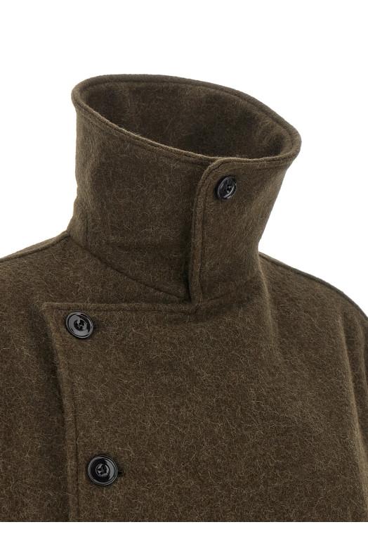 Пальто «Short Wrap», коричневе CO1165LF1700GR704