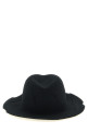 Капелюх з вирізами, чорний YOHJI YAMAMOTO HWH011603