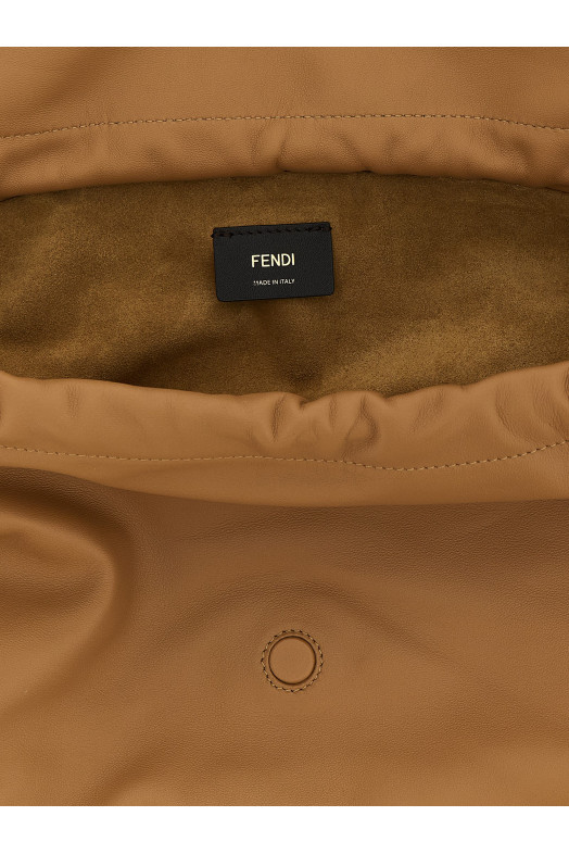 'Mamma Baguette' large shoulder bag Beige