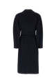 Navy blue wool blend Madame coat MAX MARA (2621018010600)