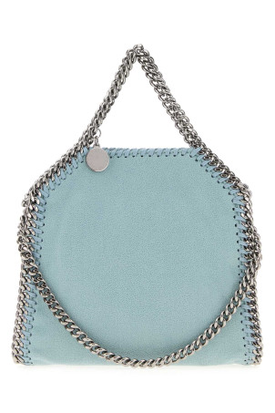 Light blue shaggy deer micro Falabella crossbody bag STELLA McCARTNEY (391698W9132)