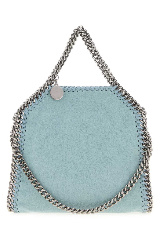 Light blue shaggy deer micro Falabella crossbody bag STELLA McCARTNEY (391698W9132)