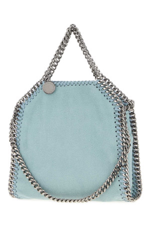 Light blue shaggy deer micro Falabella crossbody bag STELLA McCARTNEY (391698W9132)