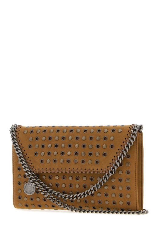 Camel alter suede Falabella crossbody bag STELLA McCARTNEY (581238WP0738)