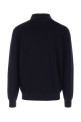 Midnight blue cashmere blend polo shirt Black UMIT BENAN (FW26M991119050690)