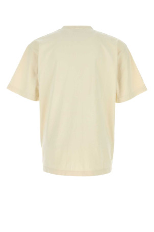 Бавовняна футболка кремового кольору White STONE ISLAND (L1S152100030S0115)