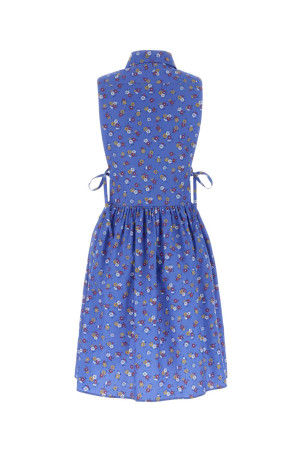 Printed poplin shirt dress MIU MIU (MF6389SOOO19KO)