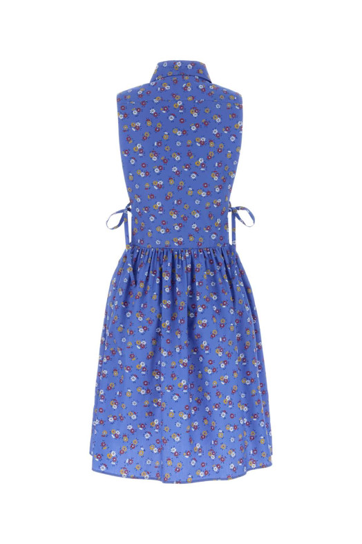 Printed poplin shirt dress MIU MIU (MF6389SOOO19KO)